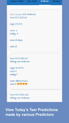 Teer Results android App screenshot 3